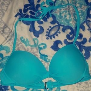 Blue Halter Top Bikini